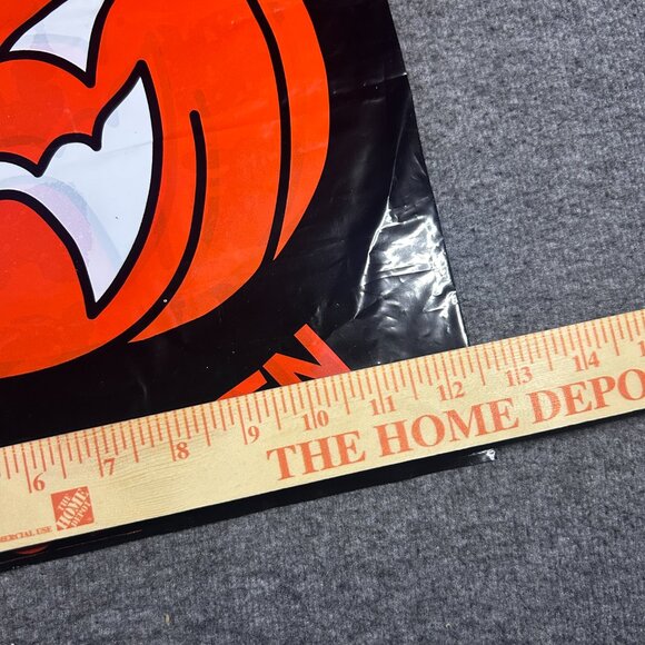 Vintage NOS NWT Pack of 3 Plastic Halloween Trick or Treat Bag Witch JOL Skull - Picture 6 of 8